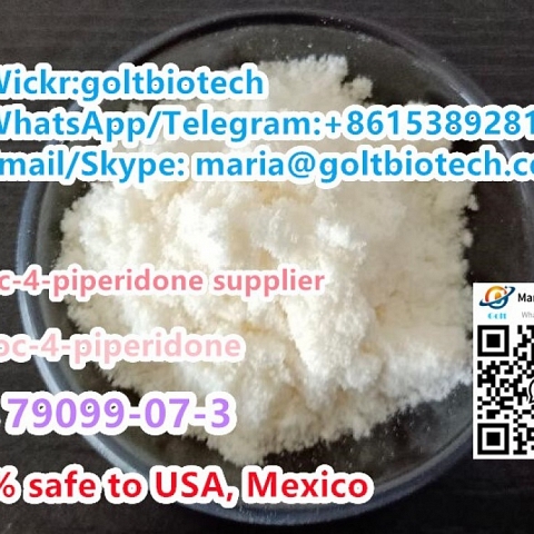 1-Boc-4-piperidone Cas 79099-07-3 100% safe to USA, Mexico Wickr:goltbiotech