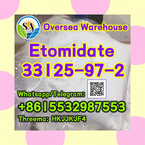 etomidate cas 33125-97-2 new in large stock Whatsapp +8615532987553