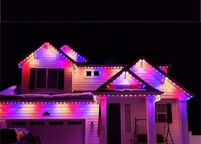 The design of Christmas lights