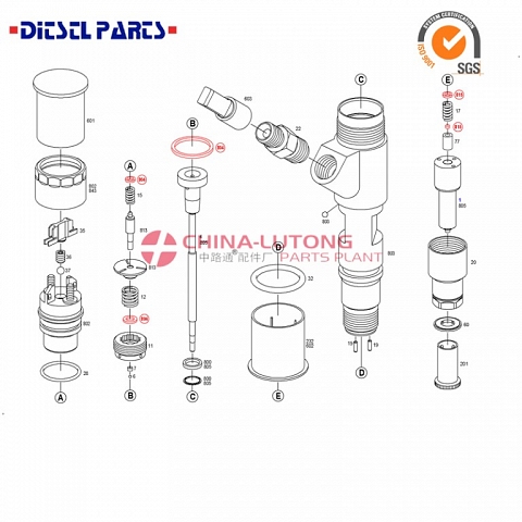 Buy Delphi Fuel Injector 0 445 120 134 car engine injector