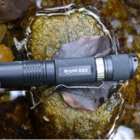 Perfect outdoor LED flashlight Bronte X03