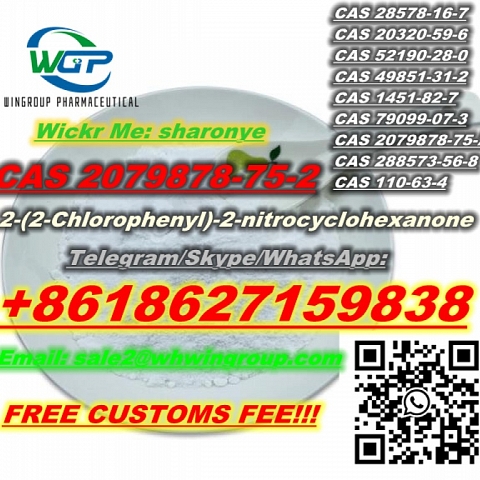 +8618627159838 2-(2-Chlorophenyl)-2-nitrocyclohexanone CAS 2079878-75-2 with High Quality and Safe D