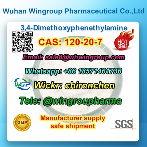 120-20-7  3,4-Dimethoxyphenethylamine WA+86 18571461736