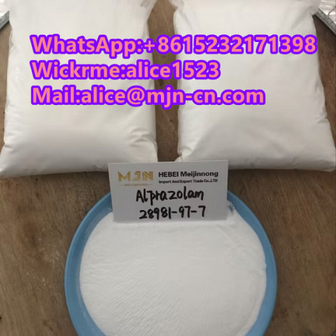 chinese manufacturer cas 28981-97-7 Alprazolam whatsapp:+86 15232171398