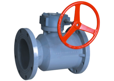 CPVC Worm-Gear Ball Valve