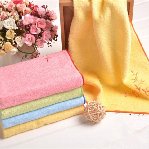   Embroidered beauty towel