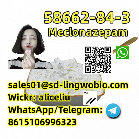 High Purity 58662-84-3 Mecl/ona/zepam