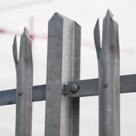 Galvanised Palisade Fencing