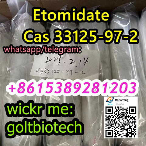 Safe shipment strong Etomidate powder for sale best price Wickr:goltbiotech