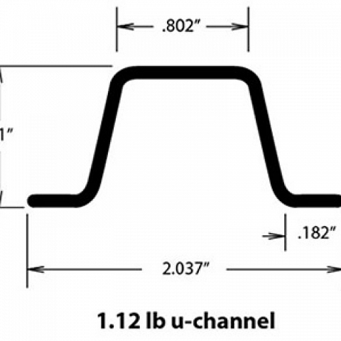 Light Duty U Channel Sign Post