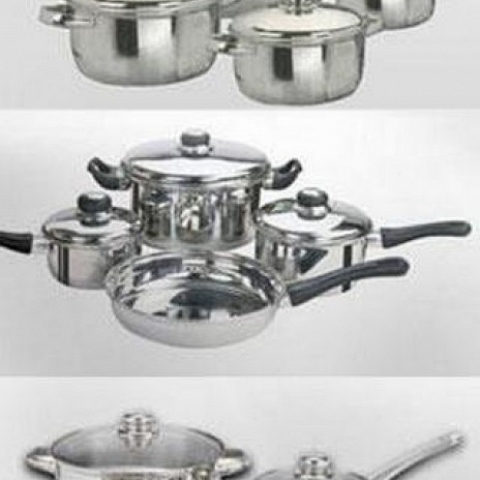 Eco-Friendly Stainless Steel & Aluminium Cookware