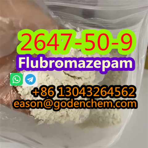 CAS 2647-50-9 Flubromazepam powder