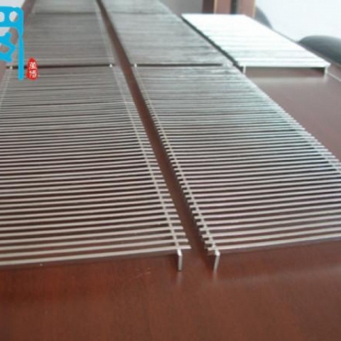 Wedge wire flat panel screens