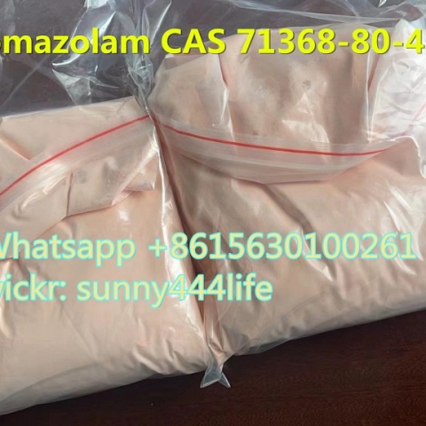 Bromazolam CAS 71368-80-4 pink powder chemical 