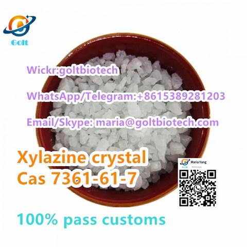 100% pass customs Xylazine crystal powder supplier Whatsapp +8615389281203