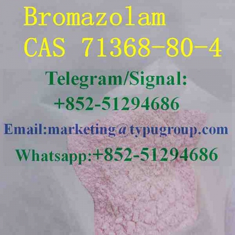 Pink Bromazolam cas 71368-80-4 Telegram/signal:+852-51294686