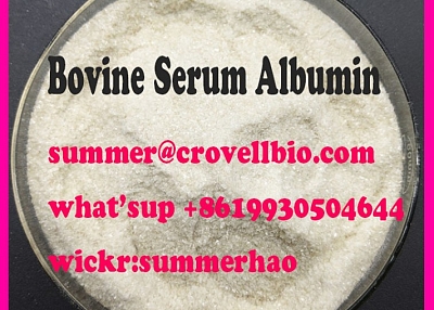 Bovine Serum Albumin supplier in China (summer@crovellbio.com) whatsapp+8619930504644