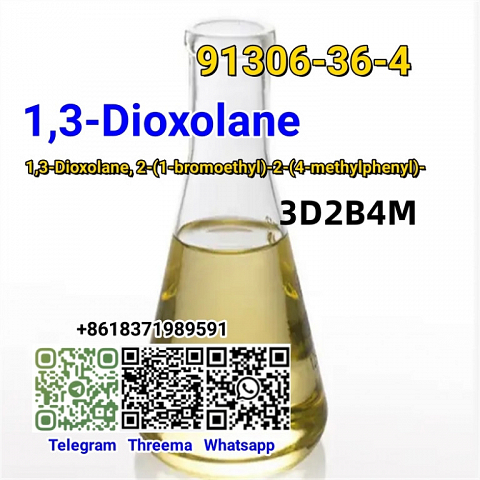 CAS 91306-36-4 Chemical Raw Material 2-(1-bromoethyl)-2-(p-tolyl)-1,3-dioxolane Yellow