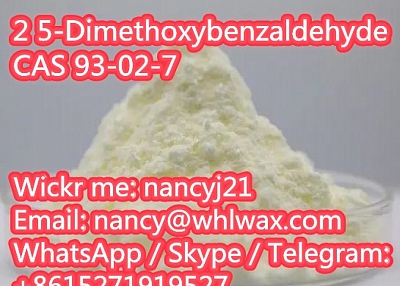 Factory Supply 2 5 Dimethoxybenzaldehyde/ 2 5-Dimethoxybenzaldehyde CAS 93-02-7