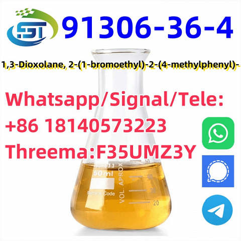 CAS 91306-36-4 Chemical Raw Material 2-(1-bromoethyl)-2-(p-tolyl)-1,3-dioxolane Yellow