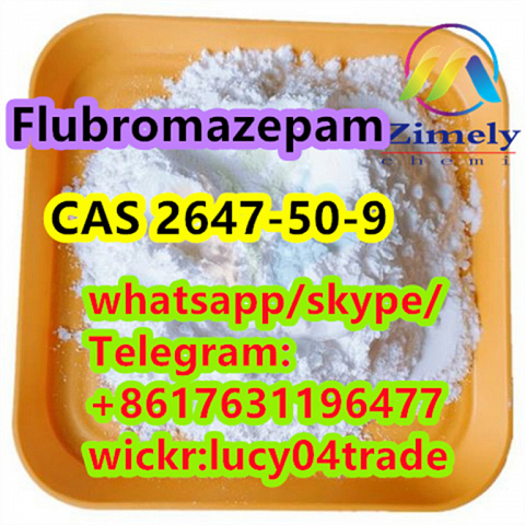 Hot CAS 2647-50-9 Flubromazepam Manufactory supply