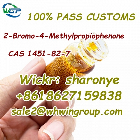 +8618627159838 2-Bromo-4-Methylpropiophenone CAS 1451-82-7 with Safe Delivery to Russia/Ukraine