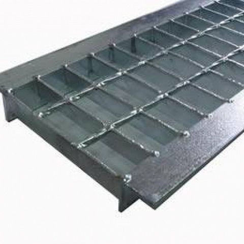 Stair Tread Steel Grating for Industrial Application