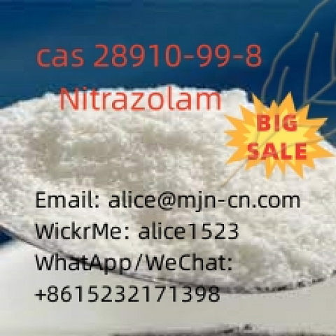 High purity cas 28910-99-8 Nitrazolam whatsapp:+86 15232171398