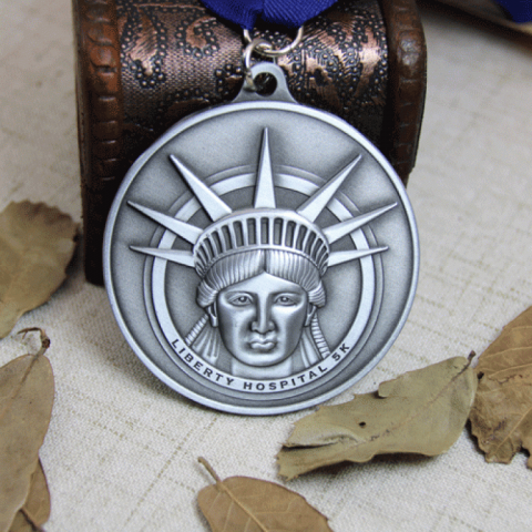 Custom Medals with 3D Die Cast for the Statue of Liberty