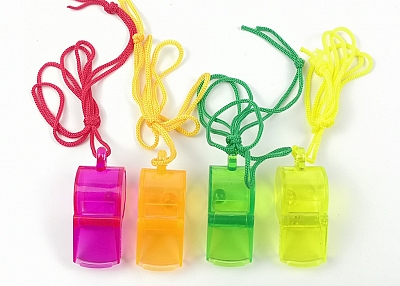 plastic whistle