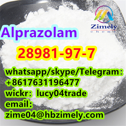 Hot Alprazolam CAS 28981-97-7 Zolam Alplax Best price