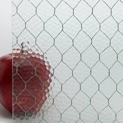 Corrugated or Flat Glass Used Chicken Wire Mesh