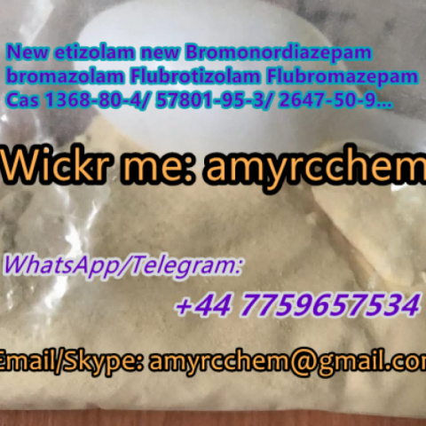 Bromazolam Flubrotizolam Flubromazepam buy Cas 1368-80-4/57801-95-3/2647-50-9 powder China wholesale