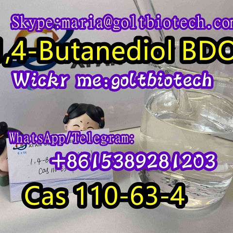 Buy 1 4-Butanediol Cas 110-63-4 BD 1 4-Butanediol cleaner suppliers BD 1,4 BDO Wickr me:goltbiotech