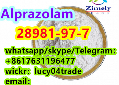 Alprazolam CAS 28981-97-7 Zolam Alplax 