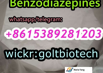 Top sale benzos bromazolam powder for sale China wholesaler Wickr:goltbiotech