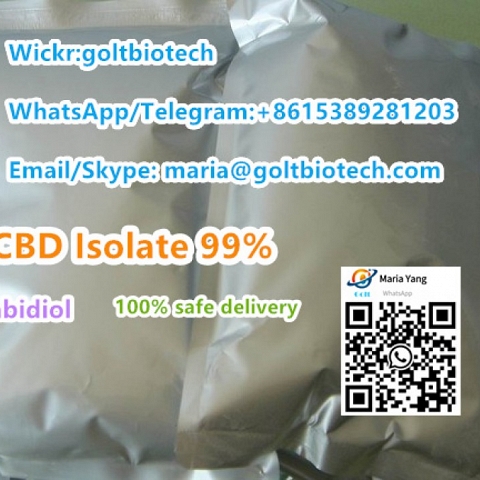 99% Cannabidiol isolate powder bulk supply 100% safe delivery Wickr:goltbiotech