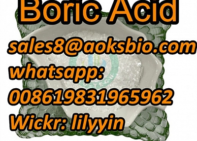 CAS:11113-50-1,Boric acid, sales8@aoksbio.com, WhatsApp: 008619831965962