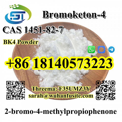 High Purity BK4 powder 2-bromo-4-methylpropiophenone CAS 1451-82-7 Bromoketon-4 With Best Price