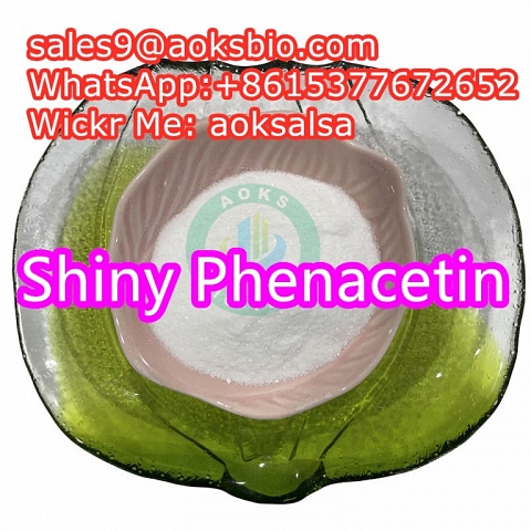 Shiny phenacetin powder cas 62-44-2 phenacetin China supplier best price