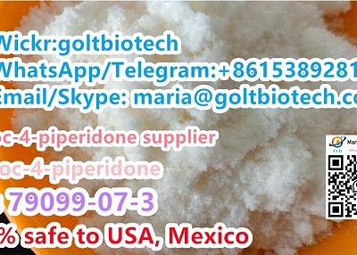 1-Boc-4-piperidone Cas 79099-07-3 100% safe to USA, Mexico Wickr:goltbiotech