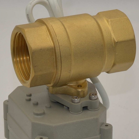 hot sale DN15 brass electric 3 way ball valve NPT/BSP 1/2'' RoHS wholesale