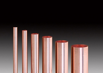 Copper tube for radio frequency cable