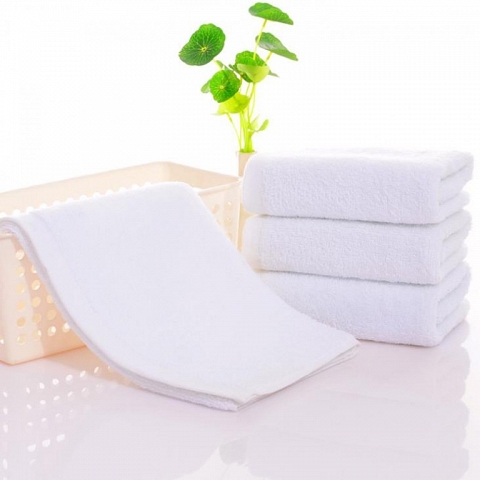   Hotel white towel