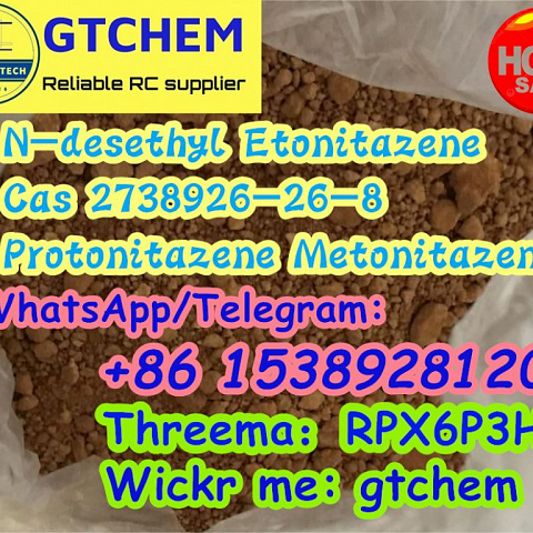 Strong Cas 2738926-26-8 Protonitazene Metonitazene powder price China provider Wickr: gtchem