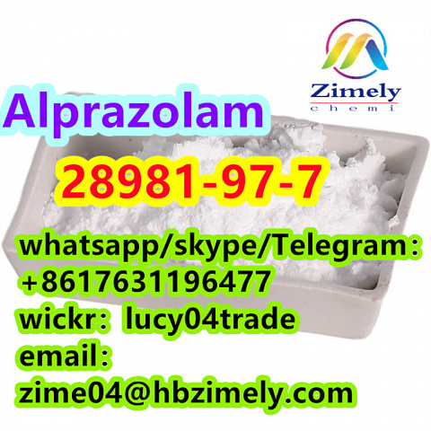 Alprazolam CAS 28981-97-7 Zolam Alplax 