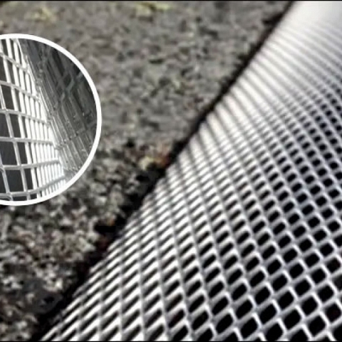 Expanded Metal Gutter Screen