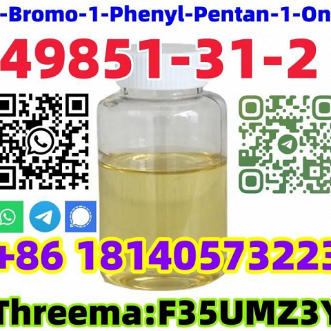 Buy Top Quality cas 49851-31-2 2-Bromo-1-Phenyl-Pentan-1-One EU warehouse 