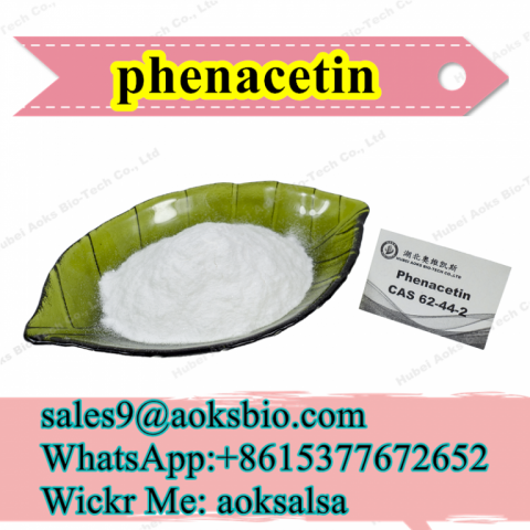 Phenacetin powder cas 62-44-2,phenacetin supplier,phenacetin best price sales9@aoksbio.com