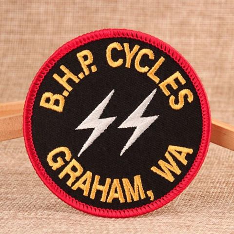 Patches | BHP Cycles Embroidered Patches | GS-JJ.com ™| 40% off